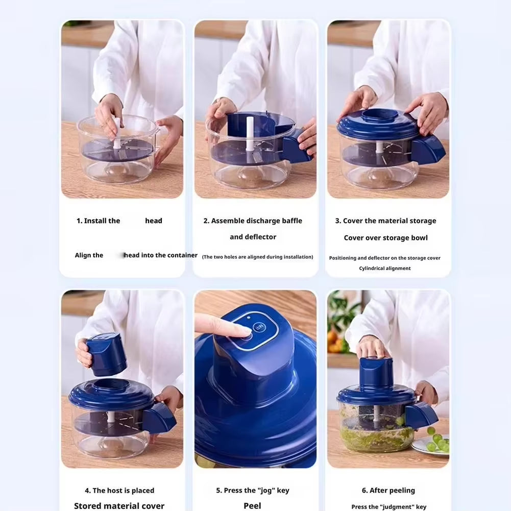 Smart Grape Peeler Automatic Electric Grape Peeling Machine - Hands-Free Fruit Skin Remover, Easy Peeling Peeling Machine Wonder