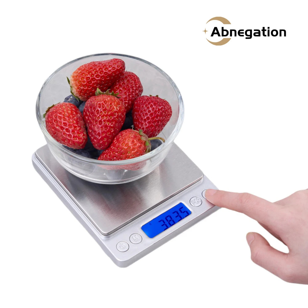 Digital Kitchen Scale 3000G/ 0.1G Small Jewelry Scale Food Scales Digital Weight Gram and Oz Digital Gram Scale with LCD/ Tare