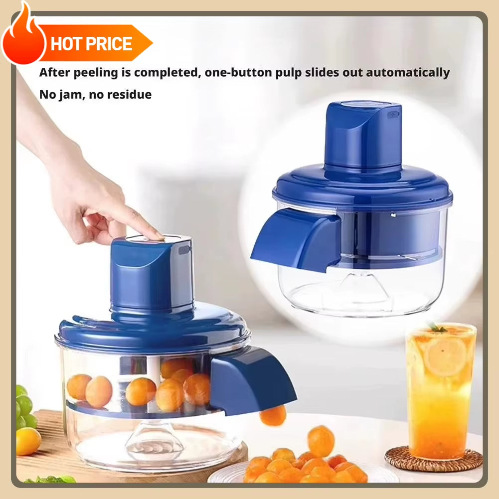 Smart Grape Peeler Automatic Electric Grape Peeling Machine - Hands-Free Fruit Skin Remover, Easy Peeling Peeling Machine Wonder
