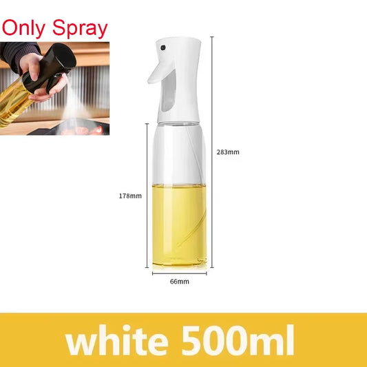 Fryer Air Oil Spray Olive Oil Spray Bottle 500Ml Cooking Oil Dispensers Olive Sprayer Mister for Kitchen Salad Baking